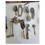 OLMAX Vintage Meat Grinder and kitchen tools
