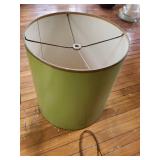 Mid-Century green wall mount Lamp with Cylindrical Shade