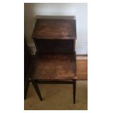 Vintage Two Tiered End Table