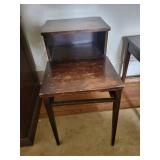 Vintage Two Tiered End Table