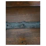 Antique Cast Iron Furniture Hardware Bracket with Heart-Top End - Patented