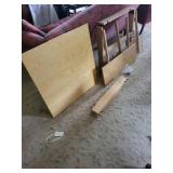 Unassembled Pine Wood table 32 inches
