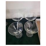 Glenlivet Etched Stemware Glasses - Clear Crystal Goblets (Assorted)