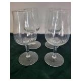Glenlivet Etched Stemware Glasses - Clear Crystal Goblets (Assorted)