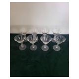 Glenlivet Etched Stemware Glasses - Clear Crystal Goblets (Assorted)