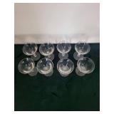 Glenlivet Etched Stemware Glasses - Clear Crystal Goblets (Assorted)
