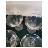 Glenlivet Etched Stemware Glasses - Clear Crystal Goblets (Assorted)