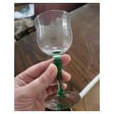 Grapevine Etched Glass Goblets & Stemware - Assorted Set