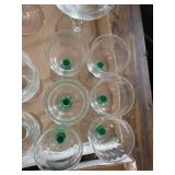 Grapevine Etched Glass Goblets & Stemware - Assorted Set