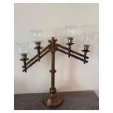 Antique Church Altar 4 Light Adjustable Candelabra