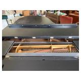 Henry F. Miller Baby Grand Piano Black Finish w/ Bench Good Cond