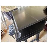 Henry F. Miller Baby Grand Piano Black Finish w/ Bench Good Cond