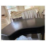 Henry F. Miller Baby Grand Piano Black Finish w/ Bench Good Cond