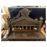 Antique Lakeside Pump Organ Victorian Oak Chicago USA Mirror Back