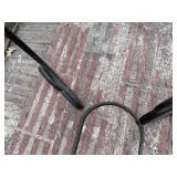 Set of 4 Wrought Iron Plant Stands Scroll Garden Planter Tables