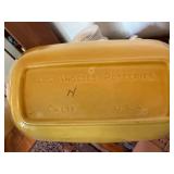 Vintage Pottery Serveware Lot LA Potteries Tray & Oven Serve Bowl