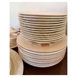 Homer Laughlin Eggshell Theme Floral Embossed China Set Lot