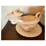 Homer Laughlin Eggshell Theme Floral Embossed China Set Lot