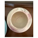 Studio Art Pottery Bowl & Vessel Lot Turquoise Pink Decorative
