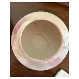 Studio Art Pottery Bowl & Vessel Lot Turquoise Pink Decorative