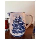 Vintage Ceramic Mug Stein Pitcher Lot Lowenbrau Charles W Morgan