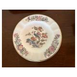 Vintage Floral China Decor Lot Wedgwood Kutani Crane Planter Tray Dish