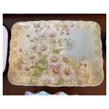 Vintage Floral China Decor Lot Wedgwood Kutani Crane Planter Tray Dish