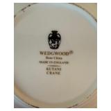 Vintage Floral China Decor Lot Wedgwood Kutani Crane Planter Tray Dish