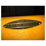 Brickwede Vintage Oak China Cabinet Hutch Glass Door Display Server