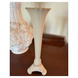 Lenox & Ceramic Bud Vase Lot White Floral Italy Mini Vases 3 Pc