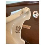 Lenox & Ceramic Bud Vase Lot White Floral Italy Mini Vases 3 Pc