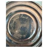 Vintage Housewares Lot Teapot Trivet Silverplate Compote Decor