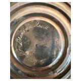 Vintage Housewares Lot Teapot Trivet Silverplate Compote Decor
