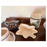 Vintage Mixed Ceramic Tableware Lot Syracuse China Delft Clog Bowl