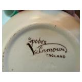 Vintage Mixed Decor Lot Spode Shell Dishes Hallmark Candleholders