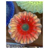 Sydenstricker Glass Plates Bowls Floral Mandala Decor Lot of 11