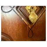 Vintage Spanish Revival Style Carved Wood Buffet Sideboard Server