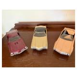 Vintage GM Promo Model Car Lot Oldsmobile Toronado + 2 Coupes Fair