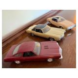 Vintage GM Promo Model Car Lot Oldsmobile Toronado + 2 Coupes Fair
