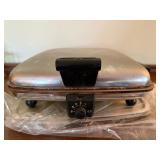 Westinghouse Vintage Electric Waffle Maker Square 4-Grid Iron Good