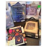 Dimensions Needlepoint Cross Stitch Kit Lot Mixed Vintage Craft Sets