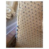 Pair Vintage Wingback Armchairs Queen Anne Legs Upholstery Project
