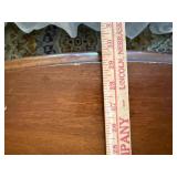 Vintage Drop Leaf Coffee Table Queen Anne Style Wood 35x30x15 Good