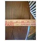 Vintage Gate Leg Drop Leaf Side Table Oval Oak Finish 29x24x20