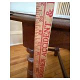 Vintage Gate Leg Drop Leaf Side Table Oval Oak Finish 29x24x20