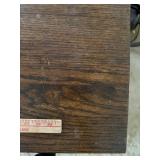 Antique Oak 4 Drawer Dresser Chest Serpentine Sides 35in Tall