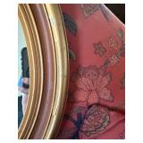 Large Round Gilt Framed Wall Mirror 32 In Traditional Decor Fair