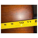 Vintage Wood Sewing Cabinet End Table 2 Drawer Flip Top Storage