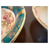 Vintage Floral China Serving Pieces Lot Haviland Bavaria 4 Pc