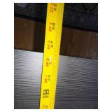 Black Writing Desk Console Table 43x29 Contemporary Laminate Top